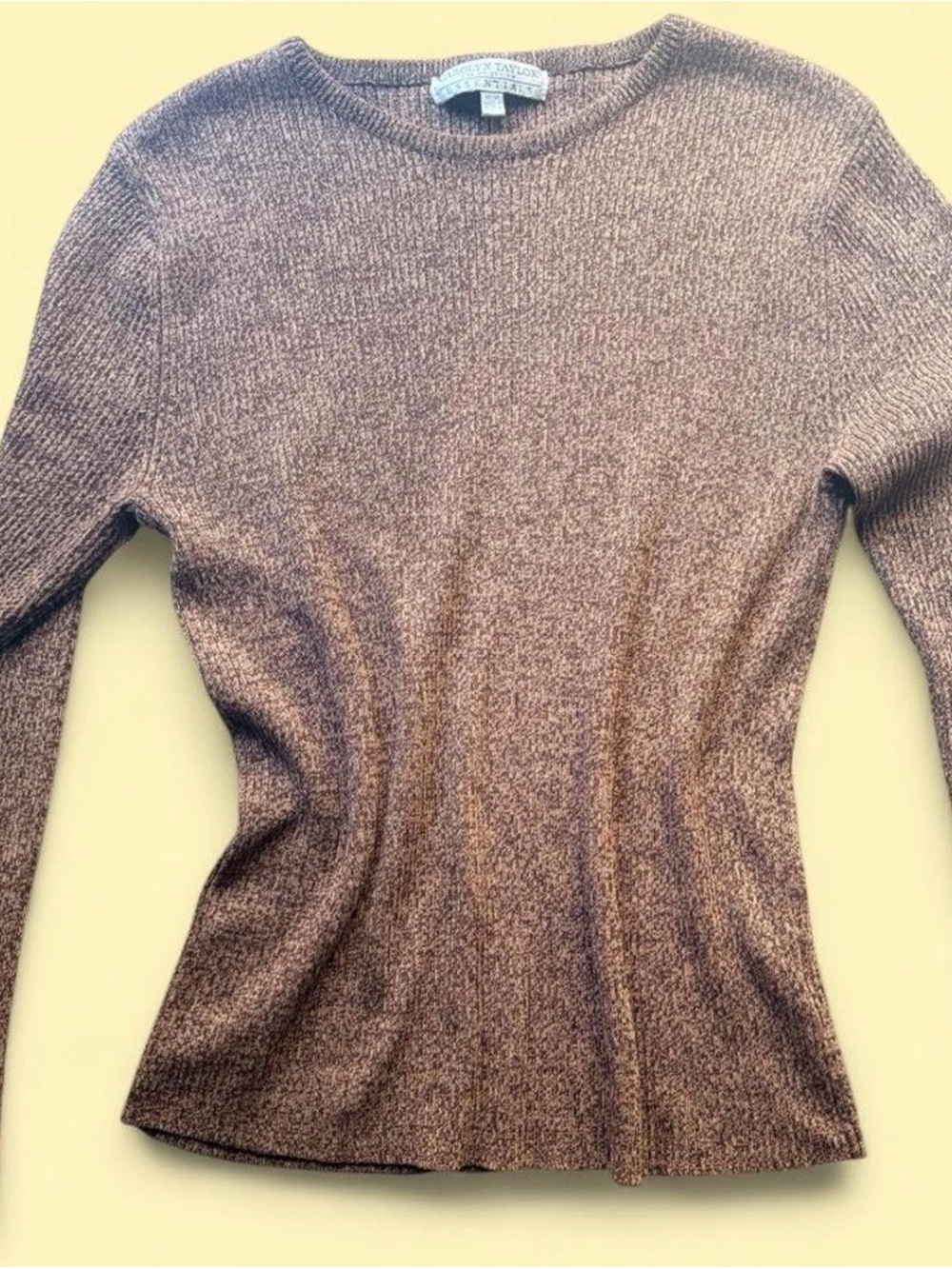 Fall brown Taupe Crewneck Sweater
